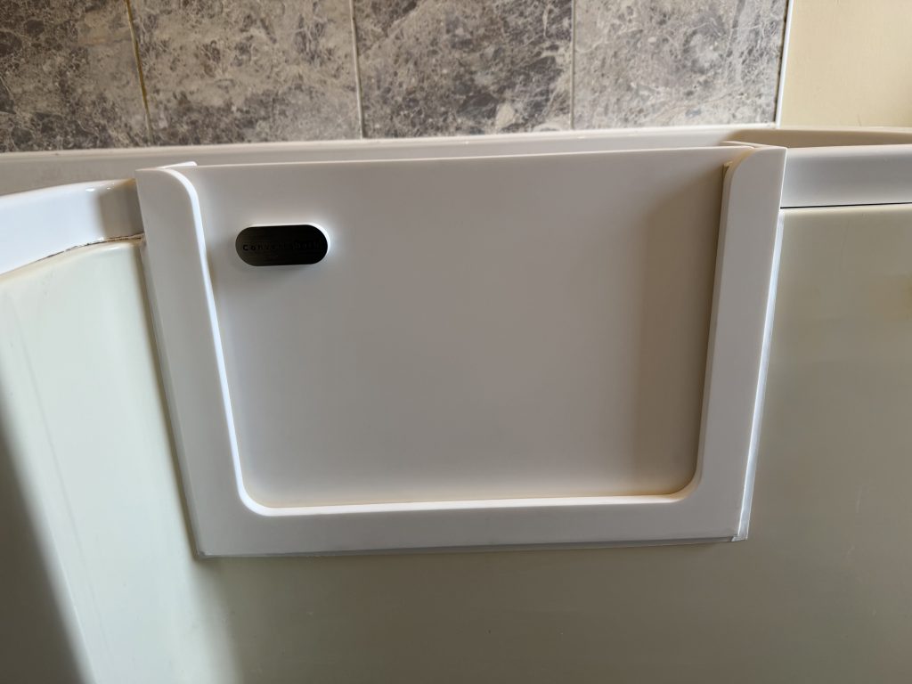 Side view Convertabath side panel Oct 2025